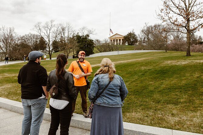 Arlington Cemetery: Kennedy Memorials & Changing of Guard Walking - Audie Murphy plus USS Maine and the shuttle memorial cluster