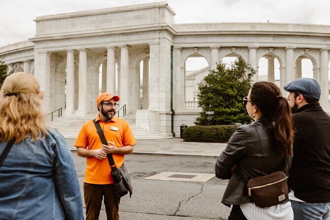 Arlington Cemetery: Kennedy Memorials & Changing of Guard Walking - Military Women’s Memorial: ending with perspective
