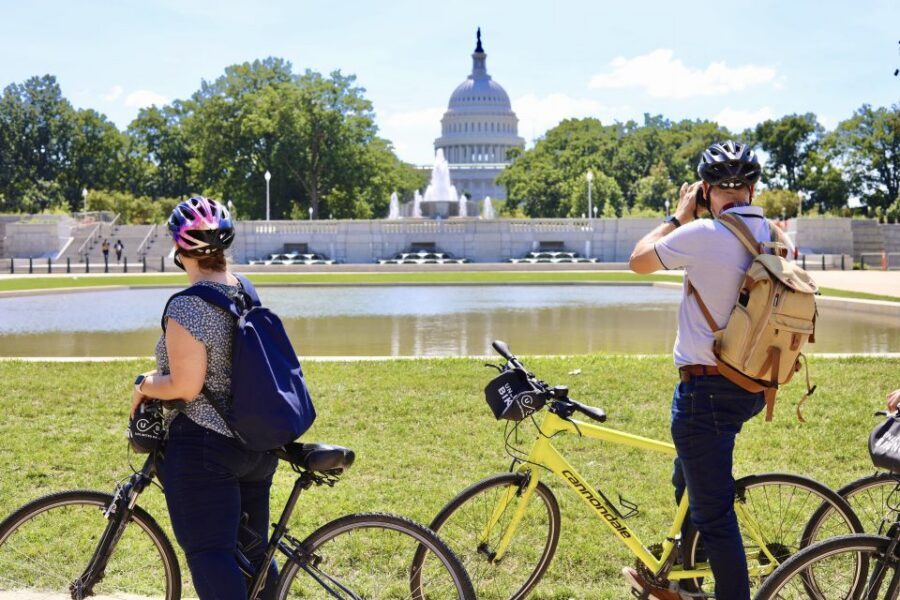 Bike Tour: Capitol Hill, Lincoln Memorial, National Mall - War Memorials and Washington Monument Views: The “Wow” Without the Detour