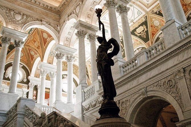 Capitol Hill, Supreme Court & Library of Congress Tour 12ppl Max - Stop 2: Library of Congress Thomas Jefferson Building and the Gutenberg Bible