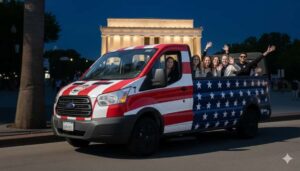 D.C: Monuments & History Guided Open-Air Bus Tour-Day &Night - The American Stylish Van Experience: Comfort With Real Sightlines