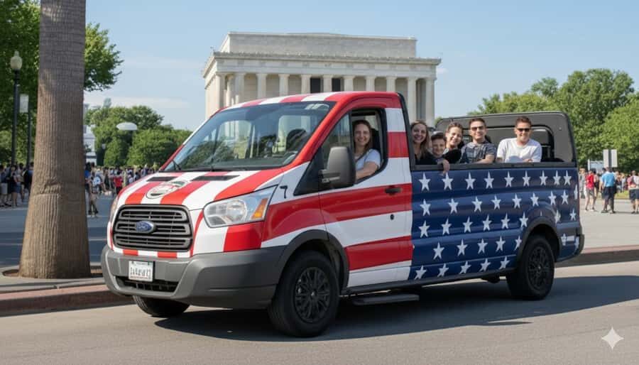 D.C: Monuments & History Guided Open-Air Bus Tour-Day &Night - Capitol Hill And The White House: Seeing Power Up Close Without The Headache