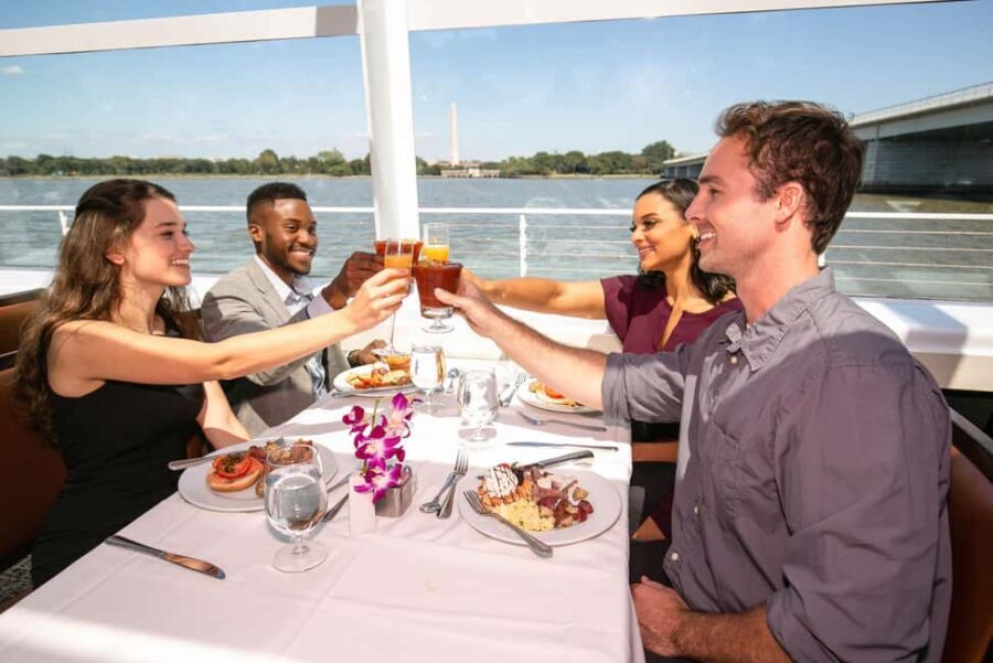 DC: City Cruises Gourmet Brunch, Lunch, or Dinner Cruise - The Monuments You’ll Actually Care About: Washington and Lincoln from the River