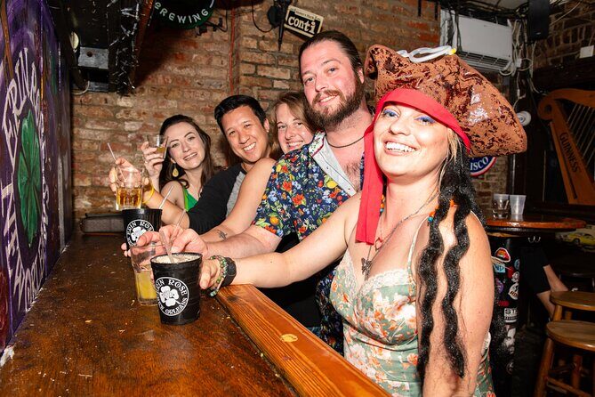 DC Ghosts Boos and Booze Haunted Pub Crawl By US Ghost Adventures - Stop 2: Rhodes Tavern site on 15th Street NW and Mark Twain’s haunt