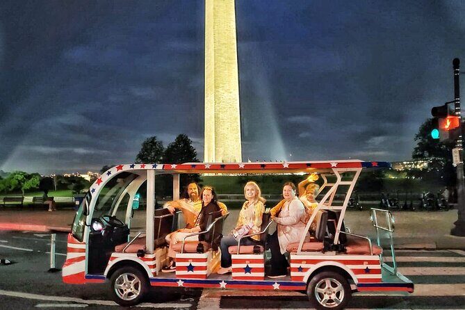 DC Monuments Day or Night American History Electric Cart Tour - Meeting at 333 G St NW: what the timing feels like