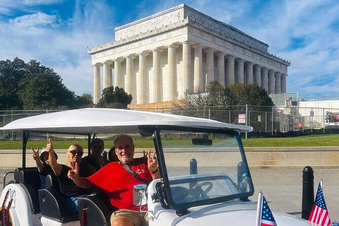 DC Monuments & History Guided E-Cart Tour-Blankets - Washington Monument and the view you can picture before you go