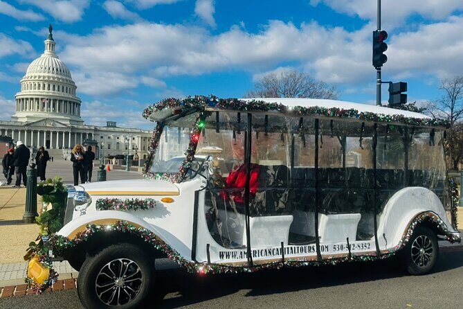 DC Monuments & History Guided E-Cart Tour-Blankets - The route: the “Capitol-to-memorials” loop you can actually see