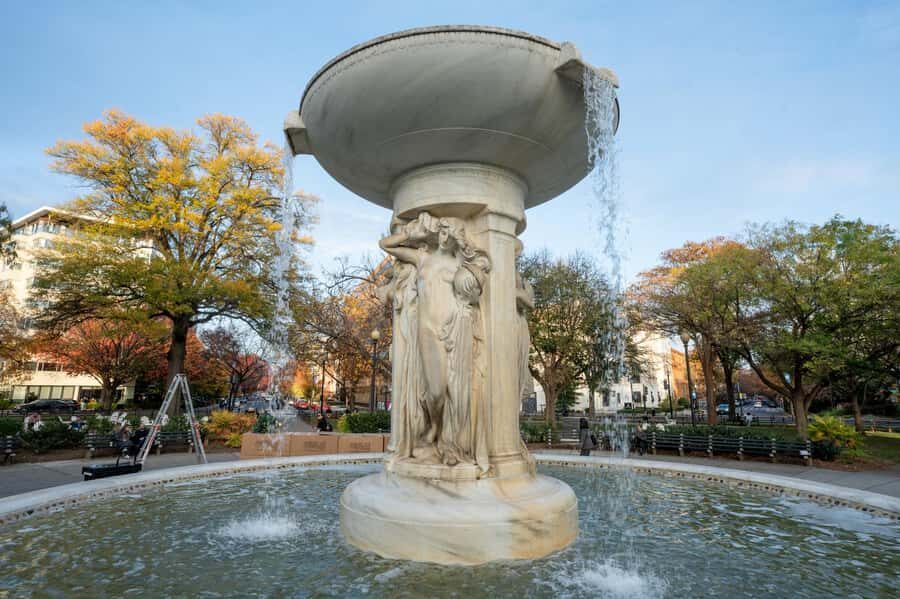 Gilded Age DC: Scandal, Secrets & Spirits of Dupont Circle - The Dupont Circle fountain: reading symbols like a code