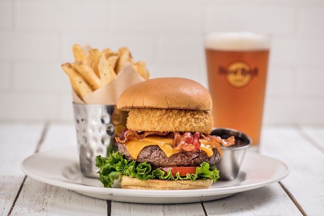 Hard Rock Cafe Washington DC - The dining-room reality: memorabilia energy, but watch the noise