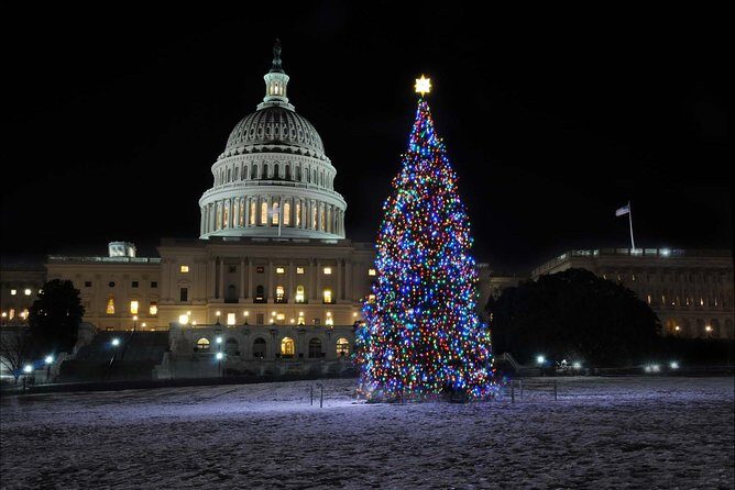 Holiday Lights Tour of Washington DC and Old Town Alexandria - National Christmas Tree and the White House area: Pathway of Peace photos