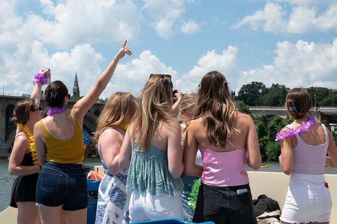 Party Yacht Cruise along Potomac River - Watergate Complex: politics-adjacent skyline watching