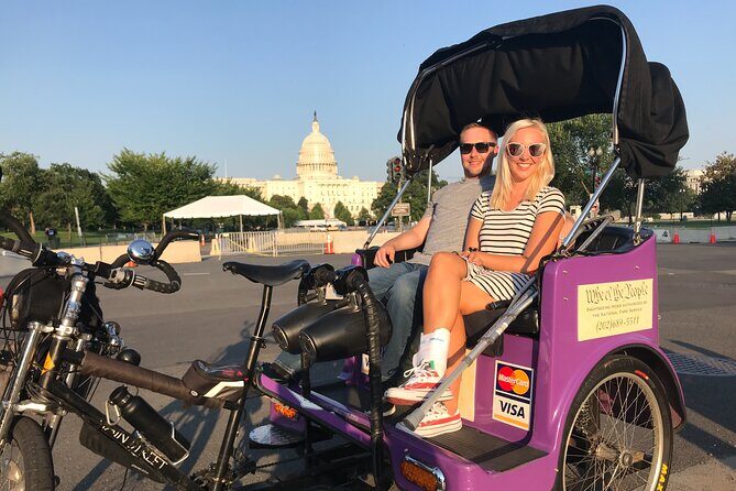 Pedicab Sightseeing Tour on the National Mall - Stop 1: White House South Front—Two Ways to View It