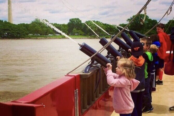 Pirate Ship Treasure Hunt Cruise with Face Painting - Where You Board: Potomac Paddle Club on K St NW