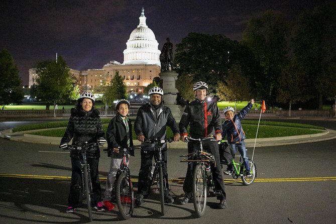 Private DC Monuments at Night Bike Tour - What a private DC monuments bike tour feels like at night