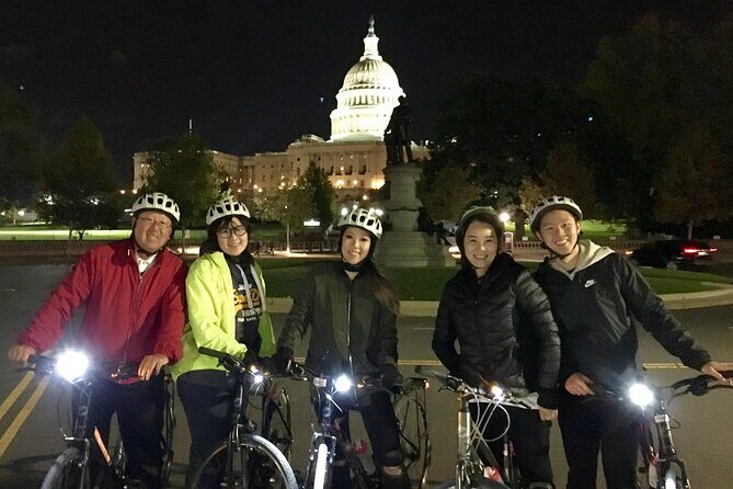 Private DC Monuments at Night Bike Tour - What it’s like to bike in DC after dark (and how to prepare)