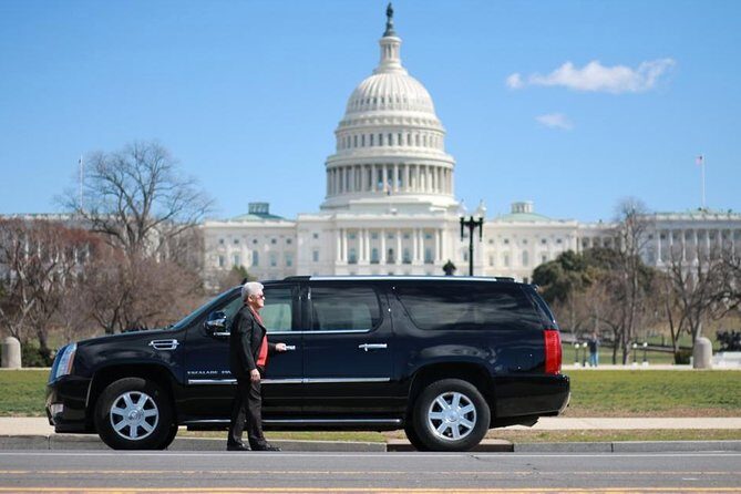 Private Washington DC City Tour - Pickup and the Ride: Luxury SUV Comfort Meets Real Storytelling