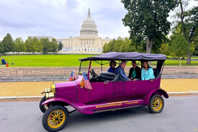 Public or Private DC Moonlight Tour by E-Cart or Vintage Car - Martin Luther King Jr. Memorial and Lincoln Memorial: National Mall Views That Hit Hard