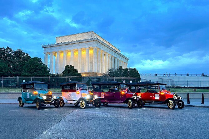 Public or Private DC Moonlight Tour by E-Cart or Vintage Car - Capitol Hill: Close-Up Views From an Open-Side Classic Car