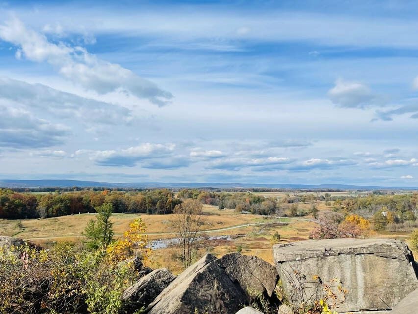 Small Group Gettysburg National Military Park 1-Day from DC - Stop 1: Photo Stop and Arrival Setup at Gettysburg