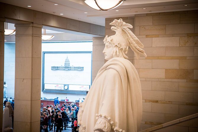 Small-Group Guided Tour inside US Capitol & Library of Congress - Entering the US Capitol: rotunda, crypt, and old House chambers