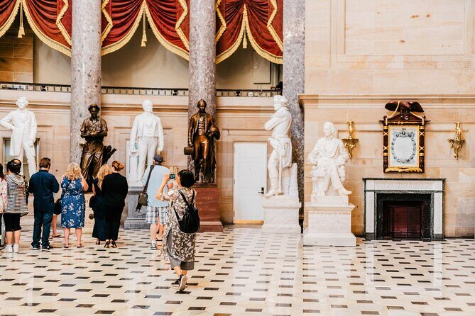 Small-Group Guided Tour inside US Capitol & Library of Congress - Library of Congress inside Thomas Jefferson’s building: reading room, books, Great Hall
