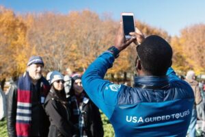 Small Group Tour of DC - Open-Top or Glass Convertible Luxury Bus - White House photo time, no long inside detour