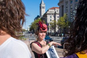 The "Madams of DC" Guided Walking Tour - Stop One: Freedom Plaza and the Story of Murder Bay