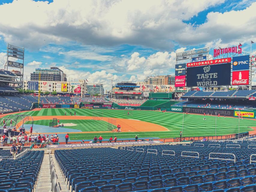 Washington D.C.: Washington Nationals Baseball Game Ticket - Nationals Park: riverside views of the U.S. Capitol
