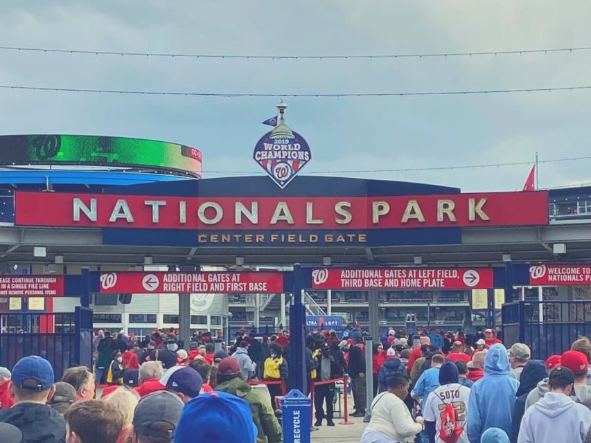 Washington D.C.: Washington Nationals Baseball Game Ticket - Your seat and the baseball viewing experience