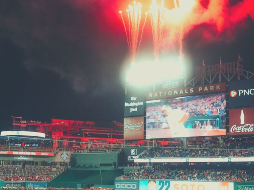 Washington D.C.: Washington Nationals Baseball Game Ticket - Timing your 3 hours: plan like it’s a big dinner date