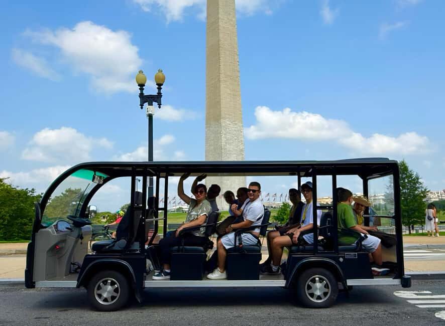 Washington D.C:National Mall&Memorials Guided E-Trolley Tour - Capitol Hill to the Washington Monument: Big Symbols, Clear Explanations