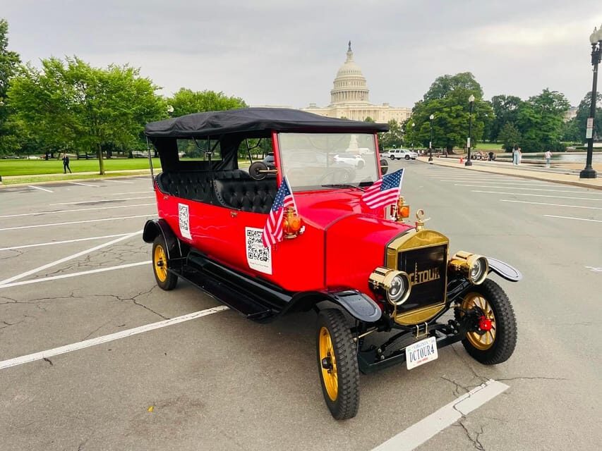 Washington, DC: Day & Night Electric Cart & Vintage Car Tour - Washington Monument and National Mall sightlines: unobstructed angles you can use