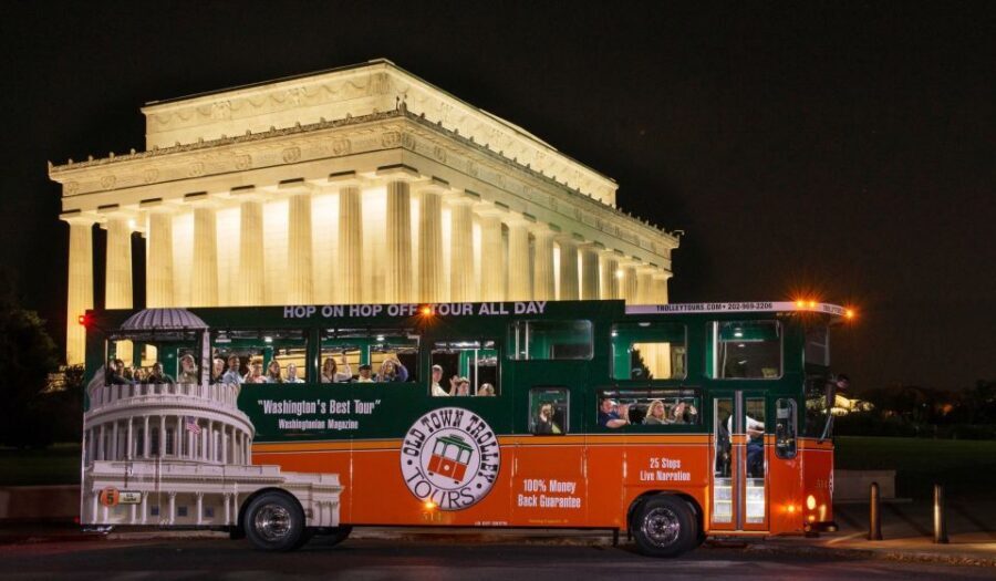 Washington DC: Monuments by Moonlight Nighttime Trolley Tour - Key highlights to look for