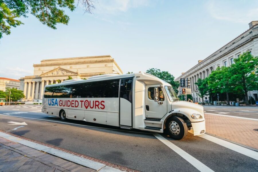 Washington DC: National Mall Night Bus Tour - The route overview: How the night circuit is built