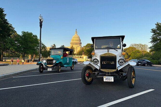 Washington DC Sightseeing Tour by Electric cart or Vintage Car - Why this 2-hour DC loop beats trying to DIY it