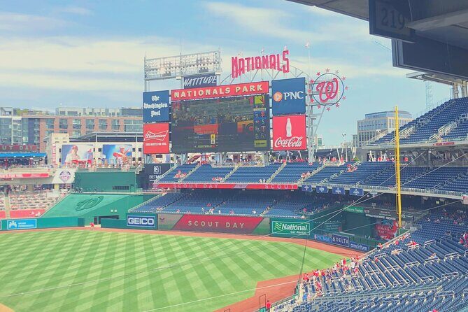Washington Nationals Baseball Game Ticket at Nationals Park - Inside the park: snacks, atmosphere, and small surprises
