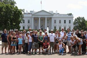 White House and National Mall Highlights with Lincoln Memorial - The Ellipse: Presidential Park South for orientation and photos